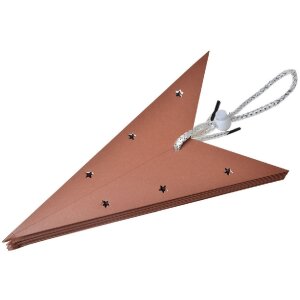 Clayre & Eef 6PA0514M Dekoration Stern Braun 45x15x45 cm