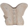 Clayre & Eef 6TE0514 Blumentopf Schmetterling Beige 24x10x19 cm