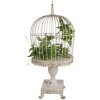 Clayre & Eef 6Y5591 Decorațiune Birdcage Fier Antique Beige Ø 33x69 cm