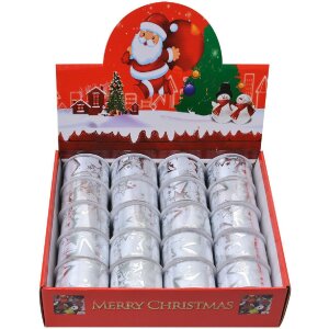 Clayre & Eef LI0125 Schleife Weiß Silberfarbig...