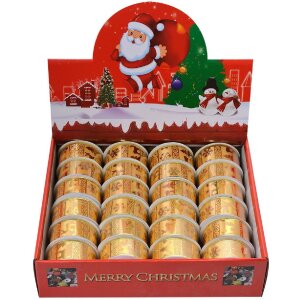 Clayre & Eef LI0127 Schleife Goldfarbig 3.8 cm x 2.7...