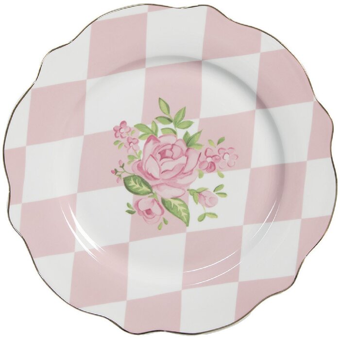 Clayre & Eef SWRDP Farfurie mică Ø 20x2 cm