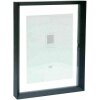 Deknudt S028K2 Rama de sticlă din aluminiu negru cu efect de plutire foto 20x30 30x40cm