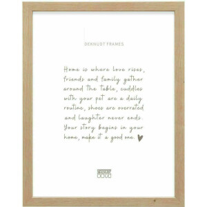 Deknudt S45SH1 Rama foto modernă Culoare lemn natural deschis Brown 13,0 x 18,0 cm
