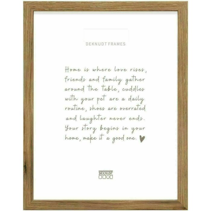 Deknudt S45SH2 Cadru modern din lemn natural închis maro 30.0 x45.0 cm