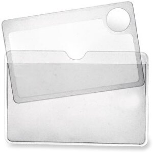 Carson Taschenlupe WM-01 2,5x 6x kreditkartengroße...