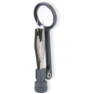 Carson MagniGrip MG-88 Lupa Pensetă 4.5x LED lentile asferice ultra-ușoare