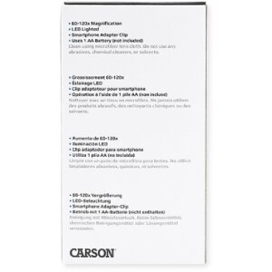 Carson MM-300 MicroBrite Plus microscop portabil 60-120x cu adaptor pentru smartphone