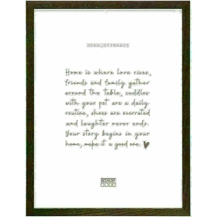 Deknudt S47CJ3 ramă foto stejar închis maro 20x20 cm