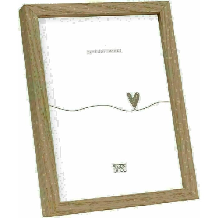 Deknudt S47DJ1 ramă foto din lemn masiv de stejar natural 15.0 x20.0 cm