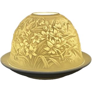 Clayre & Eef 6CE1825 Teelichthalter Porzellan...