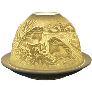 Clayre & Eef 6CE1834 Teelichthalter Ø 12x8 cm