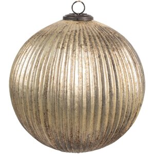 Clayre & Eef 6GL4549XL Christbaumkugel Goldfarbig...