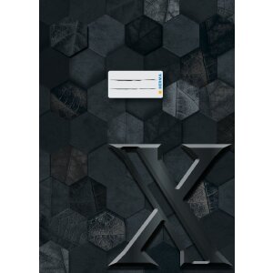 HERMA 20091 Heftschoner Karton X A4 Schwarz