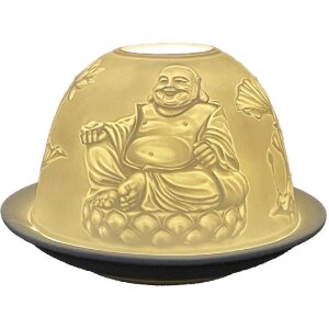 Clayre & Eef 6CE1829 Teelichthalter Weiß...