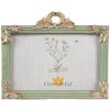 Clayre & Eef 2F1140 Cadru foto aur verde 17x2x14 cm 10x15 cm