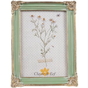 Clayre & Eef 2F1141 Fotorahmen 16x2x21 cm Grün...