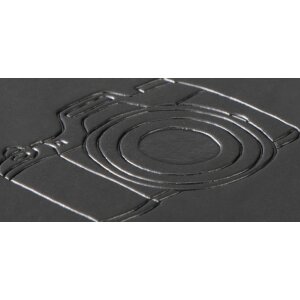 Hama 7299 Carte Album Semne 28x24 cm 50 pagini albe Negru