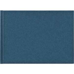 Hama Buch-Album Wrinkled 24x17 cm 36 weiße Seiten Blau