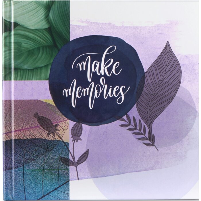 Hama Buch-Album Nature 18x18cm 30 weiße Seiten laminierter Einband