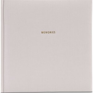 Hama Buch-Album Memories 25x25cm 50 schwarze Seiten Grau