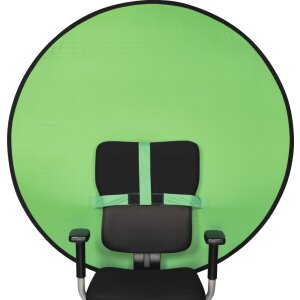Hama fundal pliabil Chairy pentru montare pe spătare de scaune Verde Ø 130 cm