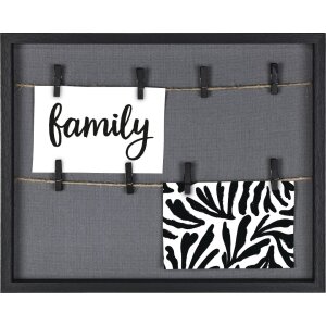 Hama Bilderrahmen Muro mit Schnur und Klammern Schwarz...