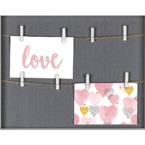 Hama Bilderrahmen Muro mit Schnur und Klammern Weiß...