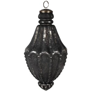 Clayre & Eef 6GL4520 Christbaumkugel Schwarz Ø...