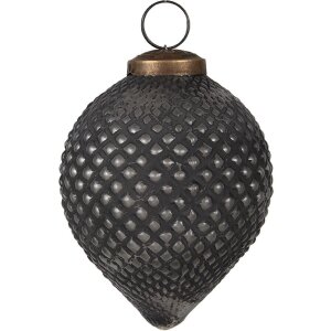 Clayre & Eef 6GL4689 Christbaumkugel Schwarz Ø...