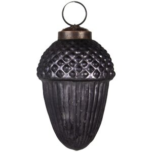 Clayre & Eef 6GL4699 Christbaumkugel Glas Grau...