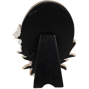 Clayre & Eef 2F1102 Fotorahmen Oval Violett Beige...