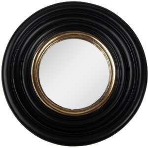 Clayre & Eef 62S301 Spiegel Wandspiegel Schwarz Gold...