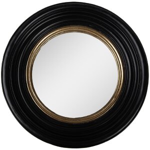 Clayre & Eef Spiegel 62S302 Ø 31x4 cm Schwarz...