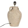 Clayre & Eef 6LMC0084 Picior lampa teracotă bej Ø25x46cm stil rustic