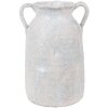Clayre & Eef 6TE0537S Dekoration Vase Grau Beige 15x12x20 cm