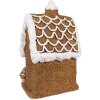 Clayre & Eef 6MG0054 Dekoration Lebkuchenhaus mit LED 22x18x39 cm