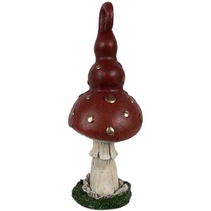 Clayre & Eef 6PR4159 Dekoration Pilz rot 8x6x17 cm