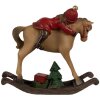 Clayre & Eef 6PR4181 Decorațiune copil pe un cal balansoar 11x4x10cm