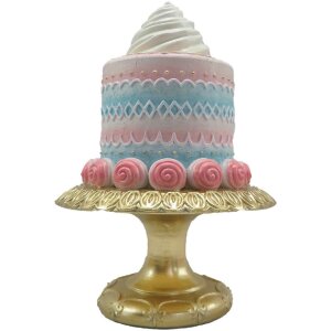 Clayre & Eef 6PR4221 Dekoration Torte Rosa Blau...