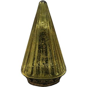 Clayre & Eef 6GL4561 Weihnachtsbaum mit LED Gold...