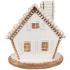 Clayre & Eef 6PR4349 Dekoration Haus mit LED 17x16x17 cm 3xAAA