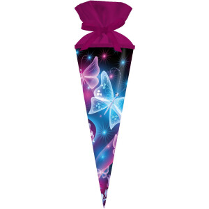 Con școlar Goldbuch 50 cm fluture rotund 15x50 cm cu închidere din pâslă