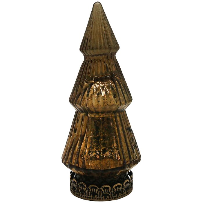 Clayre & Eef 6GL4587 Pom de Crăciun cu LED Ø 7x16 cm