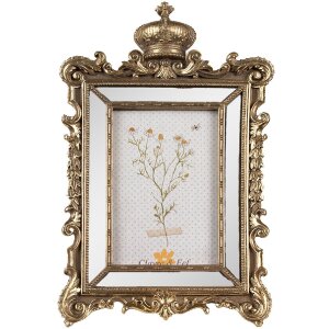 Clayre & Eef 2F1130 Cadru foto aur 21x3x32 cm 13x18 cm