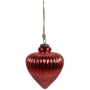 Clayre & Eef 6GL4548L Christbaumkugel Rot Ø...