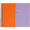 Goldbuch Spiralalbum Coloration orange flieder 34x30 cm 40 Seiten Fotokarton