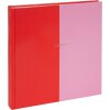 Album foto Goldbuch Coloration roșu / roz 30x31 cm 60 pagini cu glassine