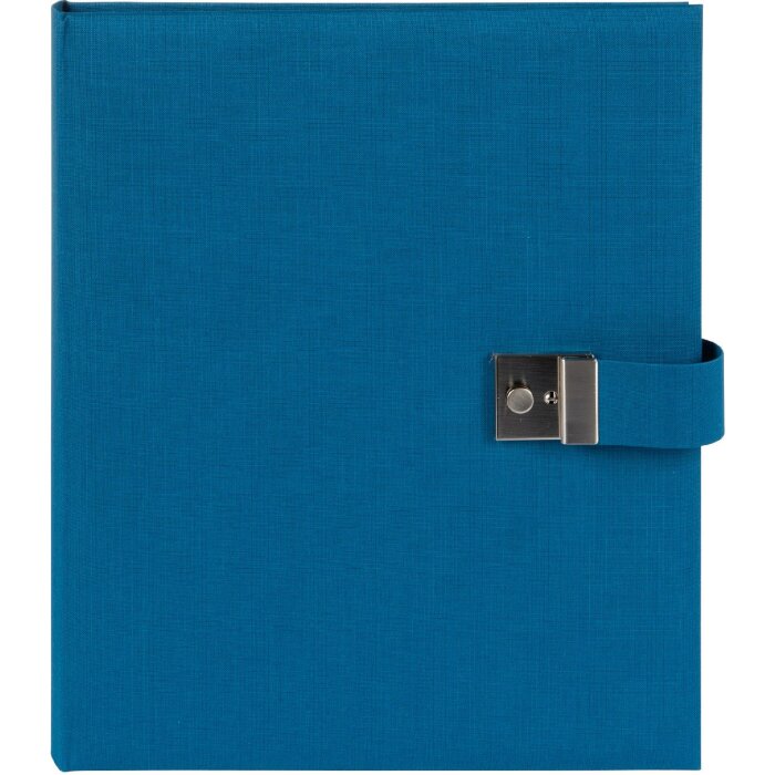 Goldbuch dosar de documente Bella Vista Petrol 27x34 cm lenjerie metalic închidere