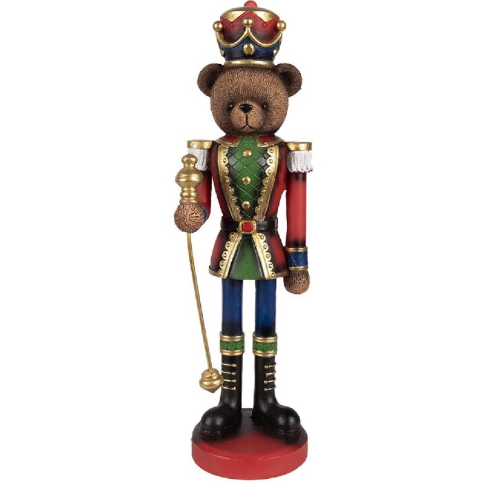 Clayre & Eef 6PR4333 Dekoration Soldat Bär 10x9x31 cm